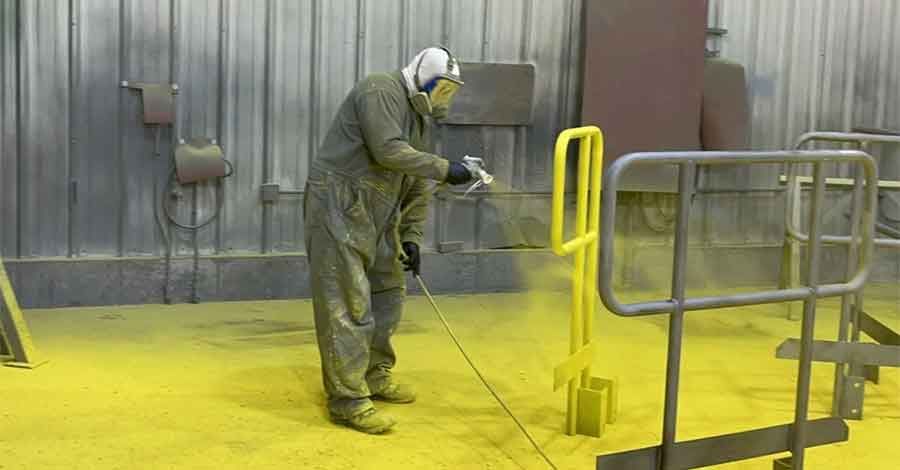 Industrial painting services at CW Services Engineering & Construction